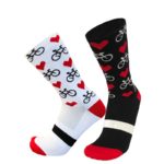Legrační pohodlné cyklistické ponožky - více variant - Ruzova