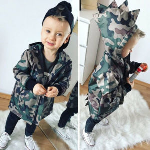 Dětská stylová army bunda pro chlapce