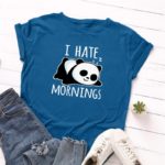 Dámské bavlněné tričko s vtipným potiskem - 1297-yinguang, 5xl