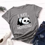 Dámské bavlněné tričko s vtipným potiskem - 1297-yinguang, 5xl
