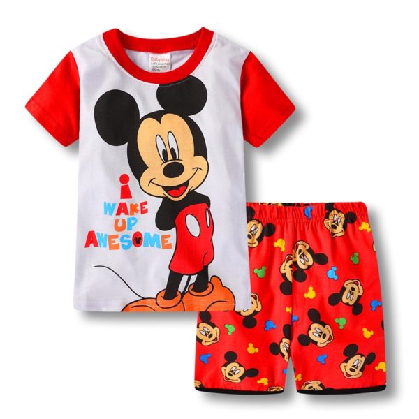 Dětské letní pyžámko Mickey & Minnie - 12, 7-let