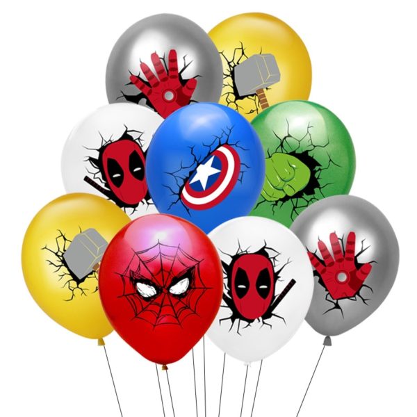 Mix 10 ks balónků se superhrdiny Marvel - Mix-s-konfetami