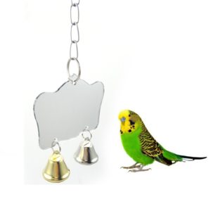 Závěsné zrcátko s ptačím zvonečkem