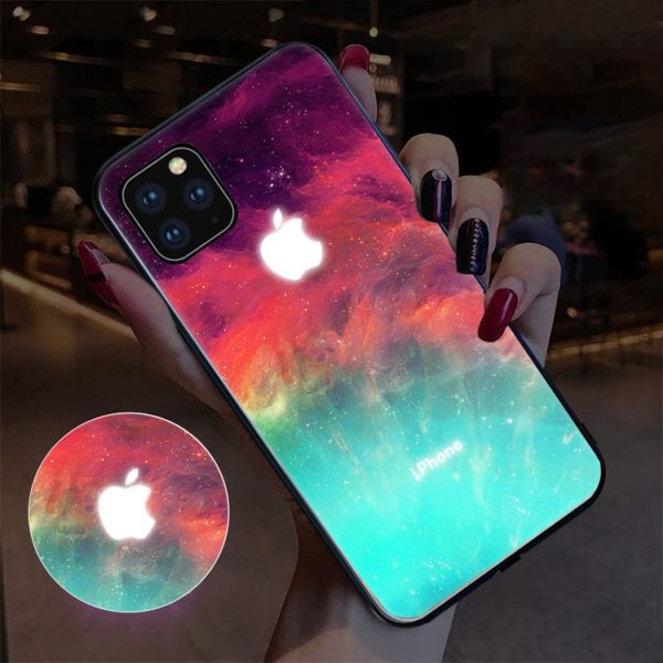 Blikající nárazuvzdorný kryt na Apple iPhone - galaxie - Star-moon, Iphone-12-mini