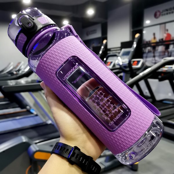 Sportovní láhev na vodu do fitka - 350ml-purple