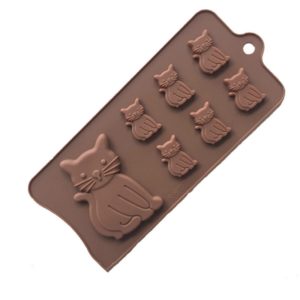 Silikonová forma na čokoládu - kočičky