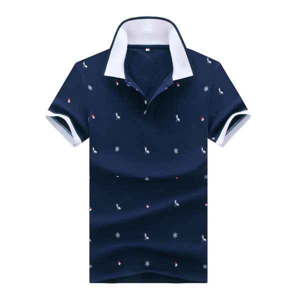 Značkové pánské polo tričko Danlon s límečkem - více variant - Tmave-modra-2, M