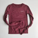Dámské sportovní tričko s dlouhým rukávem - Wine-red, L