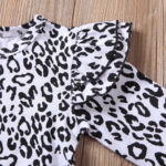 Leopardí kojenecký dívčí set s volánkovou sukní - 18-24-mesicu