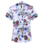 Pánská letní košile s květinovým motivem - Flower, 7xl