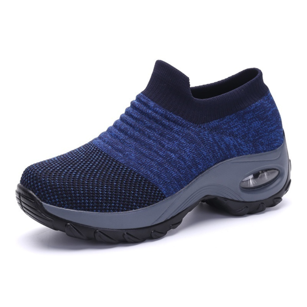 Dámské běžecké prodyšné boty - Modra-2, 43