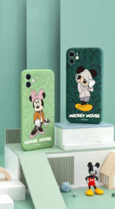 Silikonové pouzdro na iPhone s potiskem oblíbeného zamilovaného páru Mickeyho a Minnie - Style-06, Iphone-case, Iphone-11-pro-max