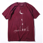 Pánské tričko s krátkým rukávem s kosmonauty - Red, Xxl