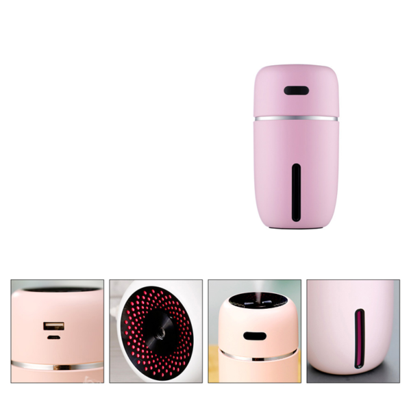 USB aroma esenciální difuzér se změnou LED osvětlení - Pink5