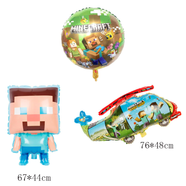 Stylové dekorace s motivem počítačových her - Mining pix birthdayA