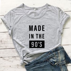 Dámské trendy letní triko Made In The 90s