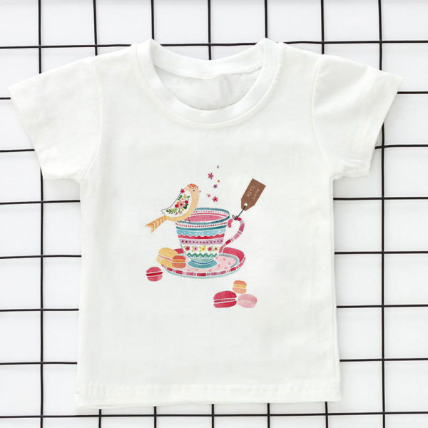 Letní dětské tričko se zmrzlinovým potiskem - 14629, 9 let