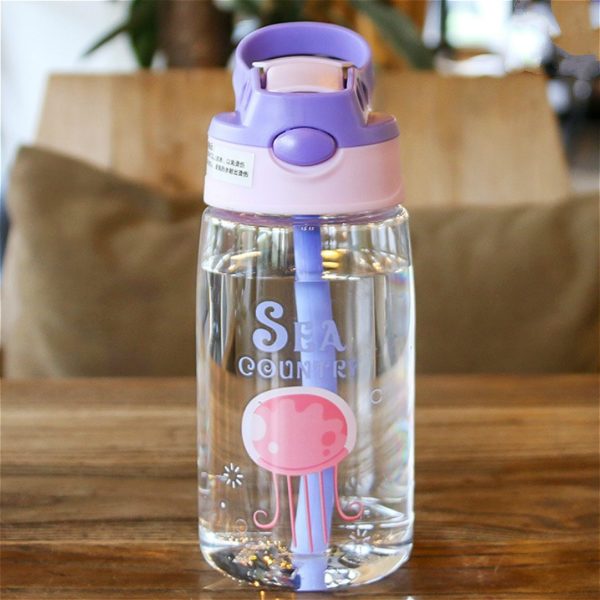 Krásná kojenecká láhev s různými vzory - Purple