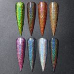 Nádherné třpytky na umělé nehty v několika luxusních barvách - Fialova