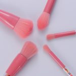 Sada profesionálních kosmetických štětců Lollipop - Red5pcs-opp