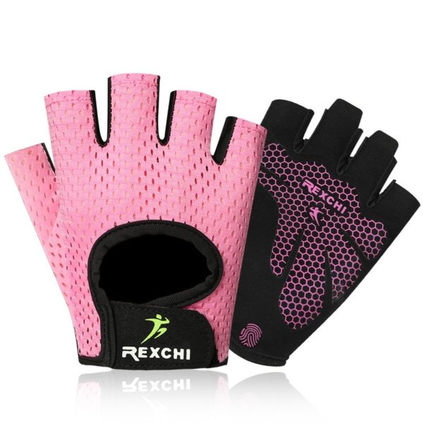 Protiskluzové sportovní unisex rukavice - A-type-pink, L