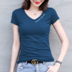 Dámské letní triko s krátkým rukávem Diana - Navy-blue, 4xl