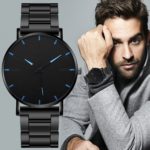 Pánské luxusní moderní hodinky Helgon - Brown Black