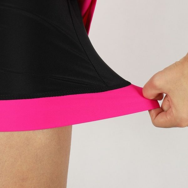 Dámská cyklistické kraťasová sukně - Růžová, XL
