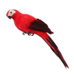 Zahradní dekorační realistický papoušek - F