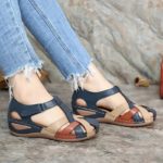 Dámské pohodlné letní sandále v různých barvách - Red, 43