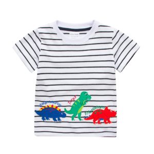 Zábavné dětské tričko s dinosaurem