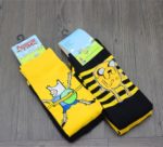 Unisex módní vysoké ponožky Čas na dobrodružství - Yellow, EUR37-46