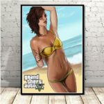 Nástěnný plakát s motivy postav ze hry Grand Theft Auto - 40 x 50 cm, 20
