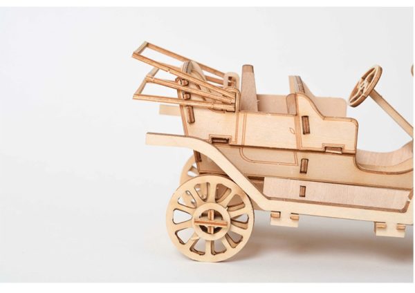 Dřevěné 3D vzdělávací puzzle - model letadla, vláčku nebo lodi - Ap