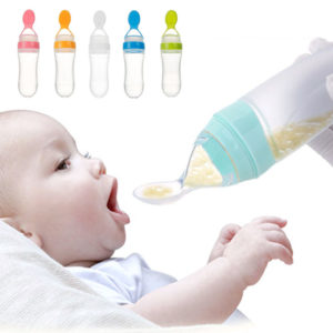 Silikonová kojenecká láhev na krmení