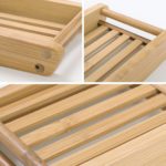Moderní dřevěná praktická mýdlenka - G