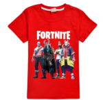 Dětské bavlněné tričko s cool potiskem Fortnite - 170, Dark Blue