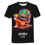 Moderní 3D tričko pro fanoušky Gooba 6ix9ine - R0055, 5XL, China