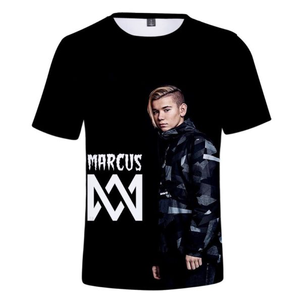 Moderní 3D tričko pro fanoušky Marcus Martinus - 010, 5XL