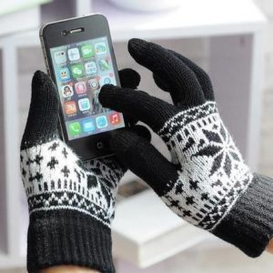 Dotykové rukavice - Black, One-size