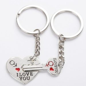 Sada valentýnských přívěsků na klíče - I-love-you-keychain