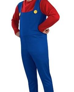 Kostým Super Mario Bros - Adult-mario, One-size, Super-mario-bros