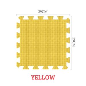 Pěnová podložka puzzle - China, Yellow, 36pcs