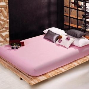Elastické prostěradlo na postel - Pink, 200x220x25cm