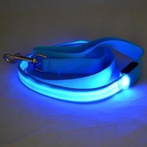 Nylonový svítící obojek - Blue, Width-1-5cm