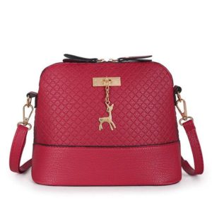 Dámská elegantní kabelka - Red, 23x9-5x18-cm