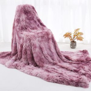 Duhová deka - Purple, 50x70cm-pillow-case, China