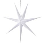 Závěsná vánoční hvězda - White-7-angles-60cm