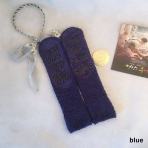 Dámské teplé ponožky - Blue