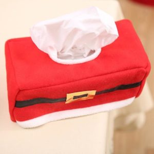 Vánoční obal na box ubrousků - Tissue-box-belt